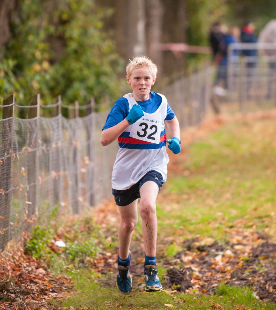 U11 Boy Ross Wolfenden in action